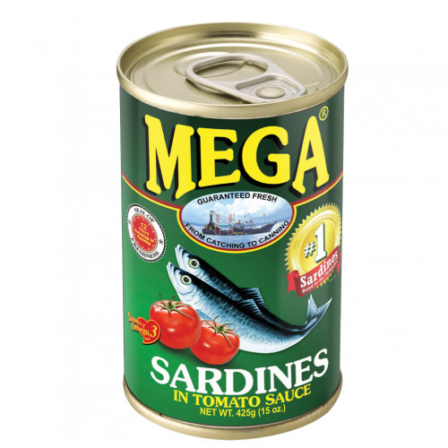 Mega Sardines In Tomato Sauce 425g All Day Supermarket