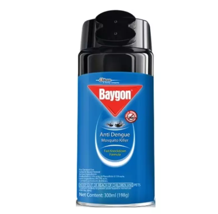 Baygon Anti Dengue Mosquito Killer 300ml All Day Supermarket