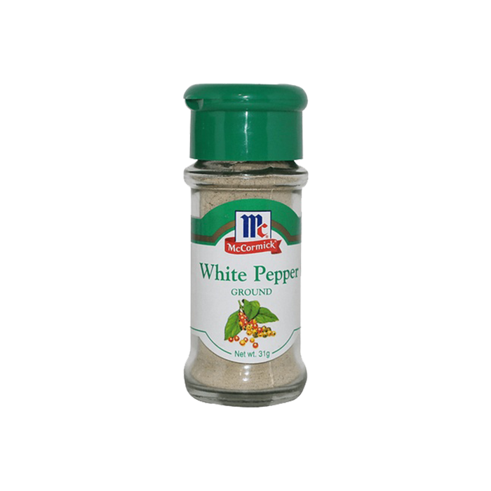 Mccormick White Pepper Ground 31g All Day Supermarket