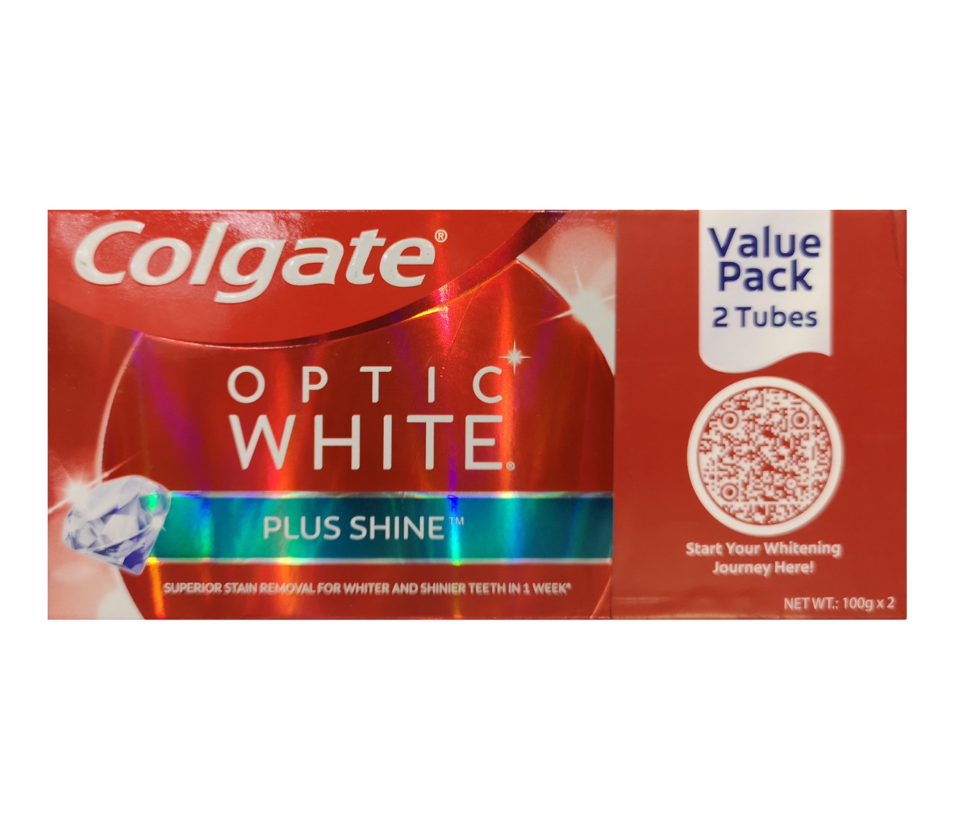 Colgate Optic White Plus Shine Toothpaste 100G | All Day Supermarket