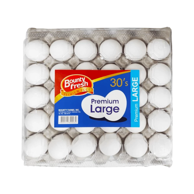 BOUNTY FRESH PREMIUM EGG LARGE 30S | All Day Supermarket