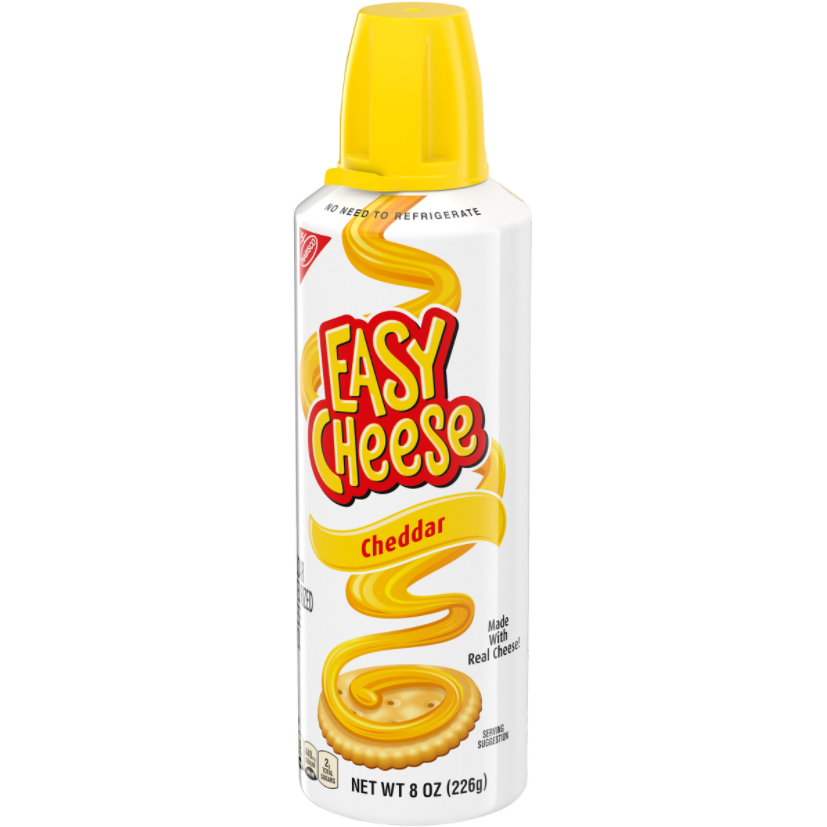 Easy Cheese Cheddar Spray Can 8Oz All Day Supermarket