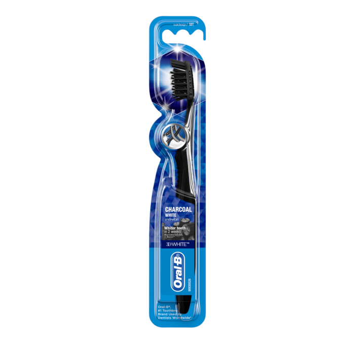 Oral-B Toothbrush Cross-action Ultra Thin Charcoal 1S