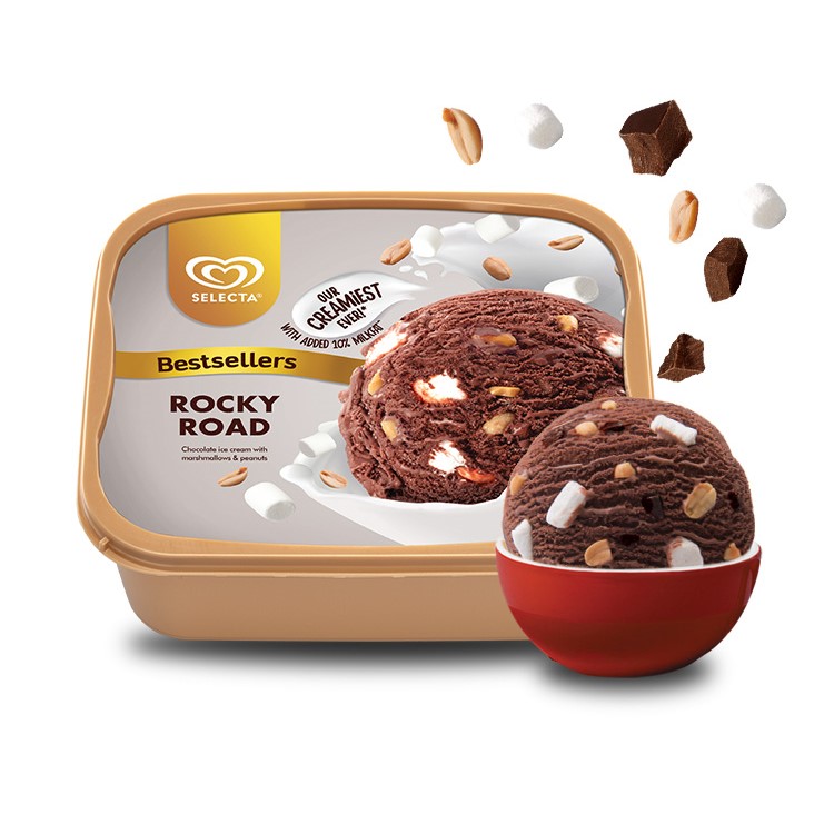Selecta Rocky Road Ice Cream 1.3L