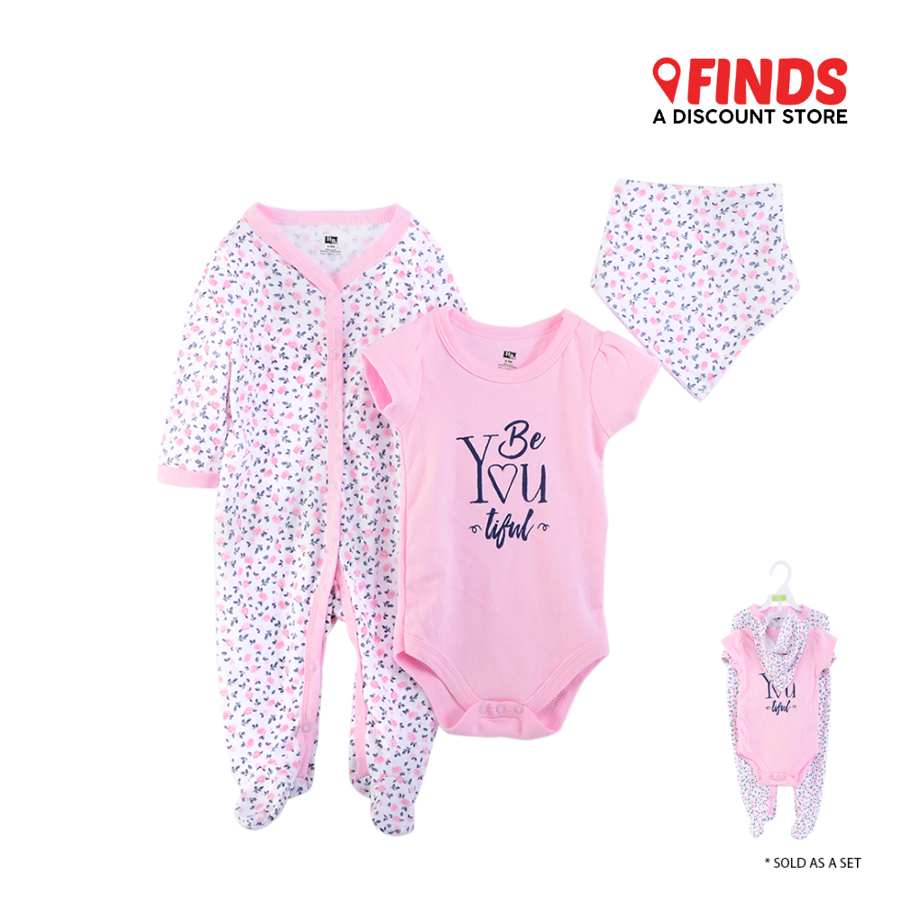 51666CH Multi Set 3pc Pink | All Day Supermarket