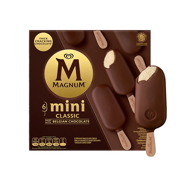 Magnum Mini Classic Ice Cream 6X45mL