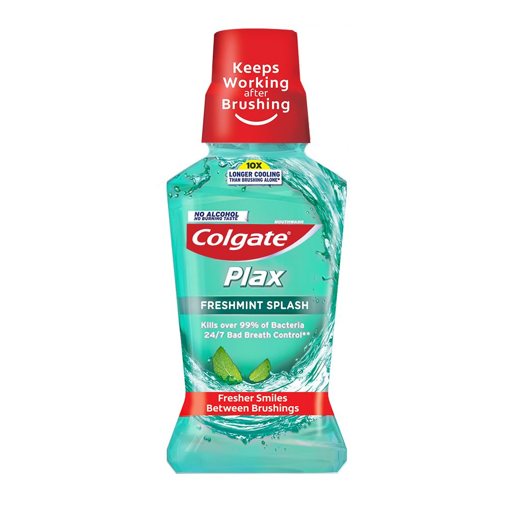 Colgate Plax Antibacterial Mouthwash Freshmint Splash 250mL | All Day ...