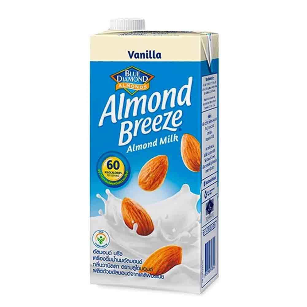 blue diamond almond breeze almondmilk vanilla