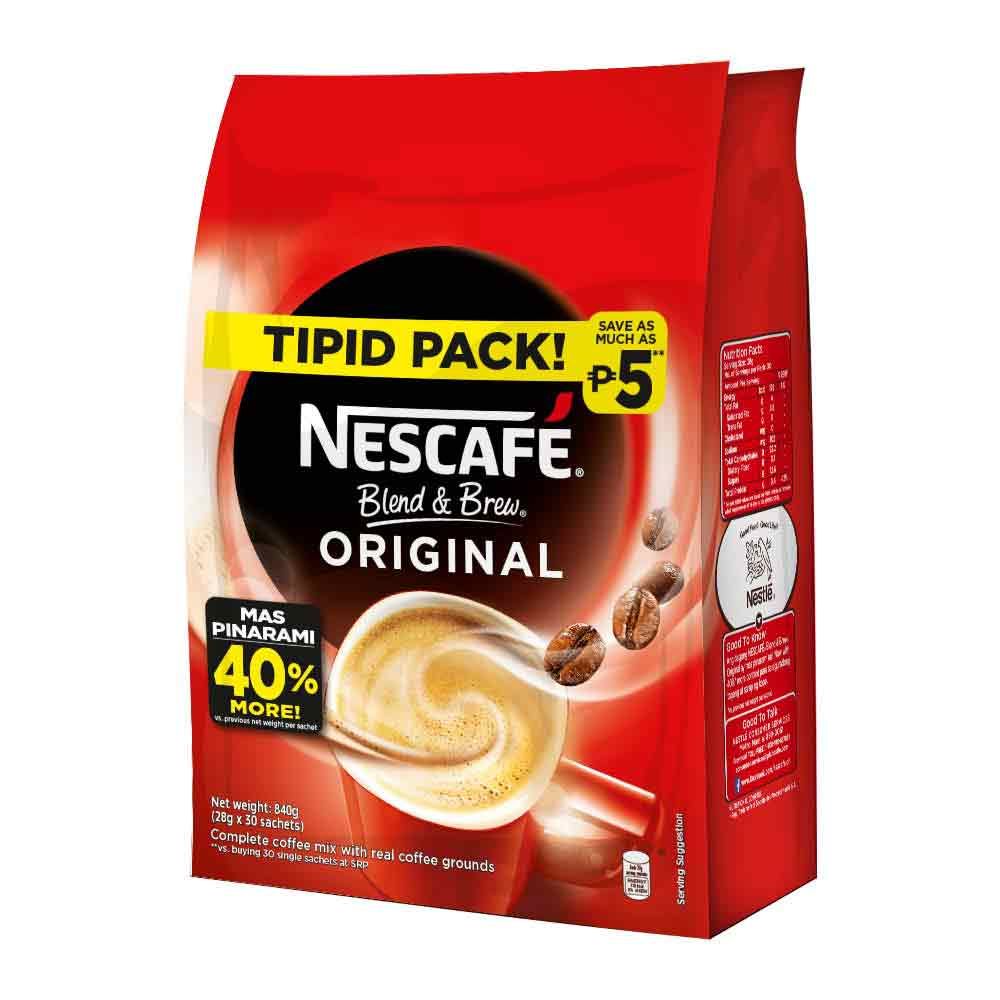 Nescafe - Original Coffee Mix - Kapeng Pilipino - 30 Pack Sachet