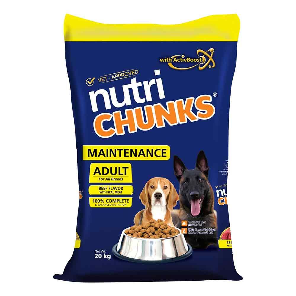 dog food with real meat chunks