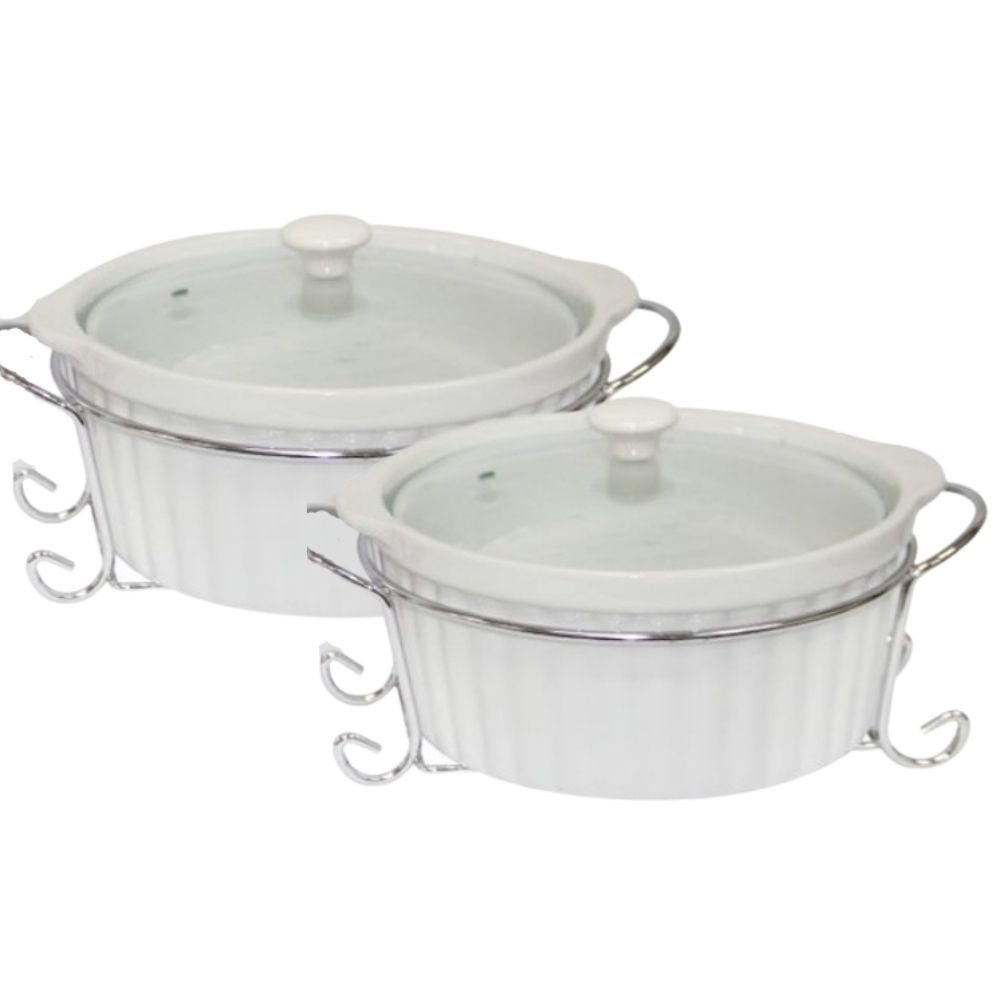 omega ceramic casserole