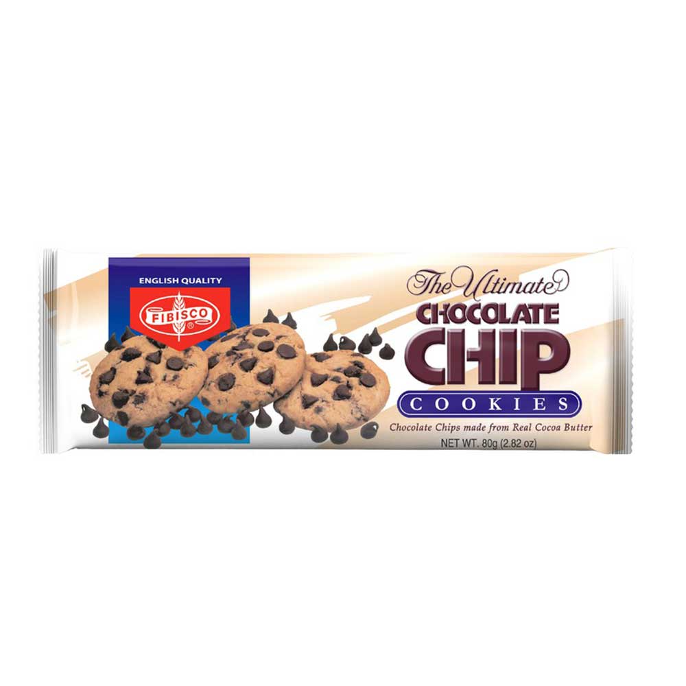 Fibisco Choco Chip Cookies 80g All Day Supermarket