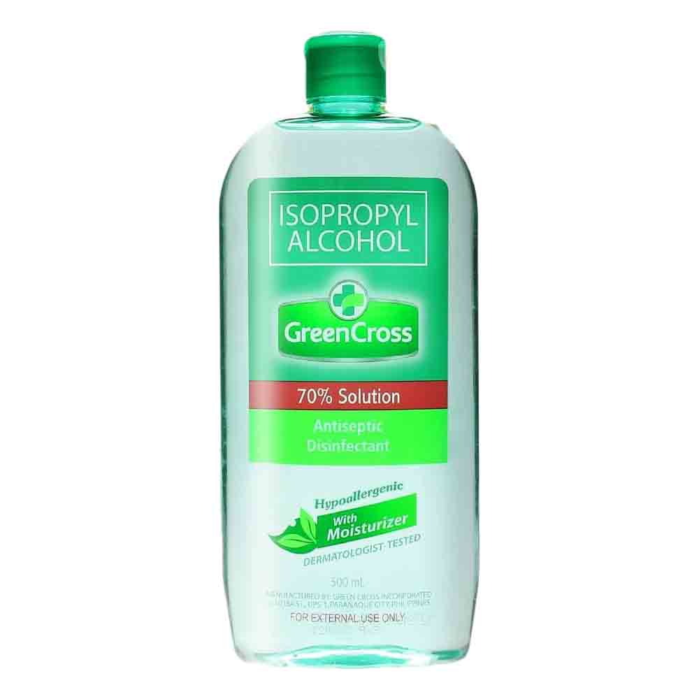 Green Cross Antiseptic Disinfectant 70% Isopropyl Alcohol 500ml