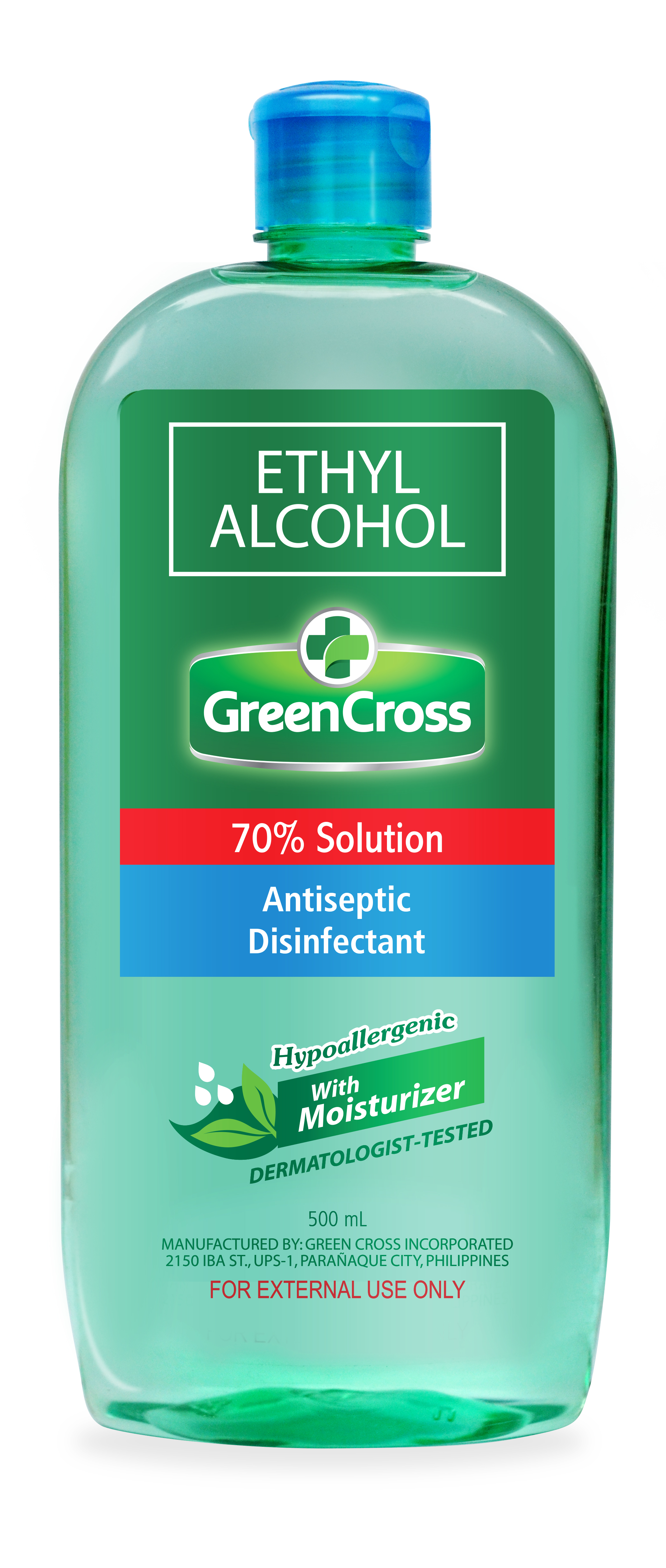Green Cross Ethyl Alcohol 70% with Moisturizer 150ML