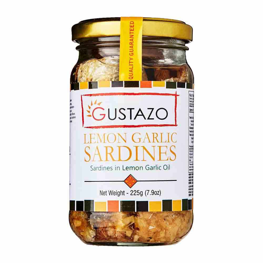 Gustazo Lemon Garlic Sardines 225G | All Day Supermarket