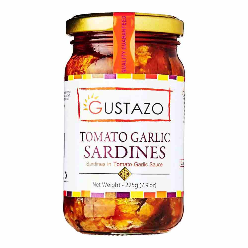 Gustazo Tomato Garlic Sardines 225G | All Day Supermarket