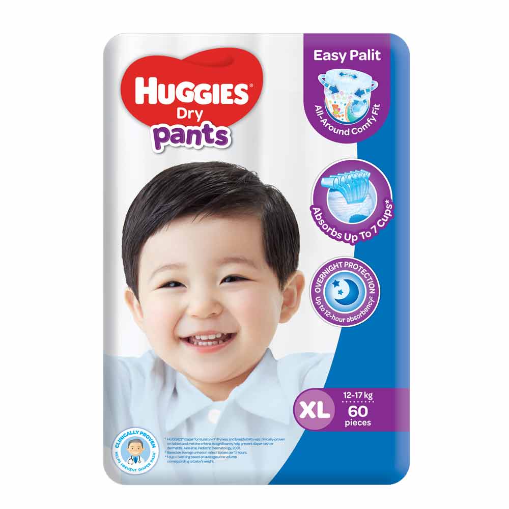 Huggies Diaper Pants Dry Sjp 60S EXTRA LARGE | All Day Supermarket