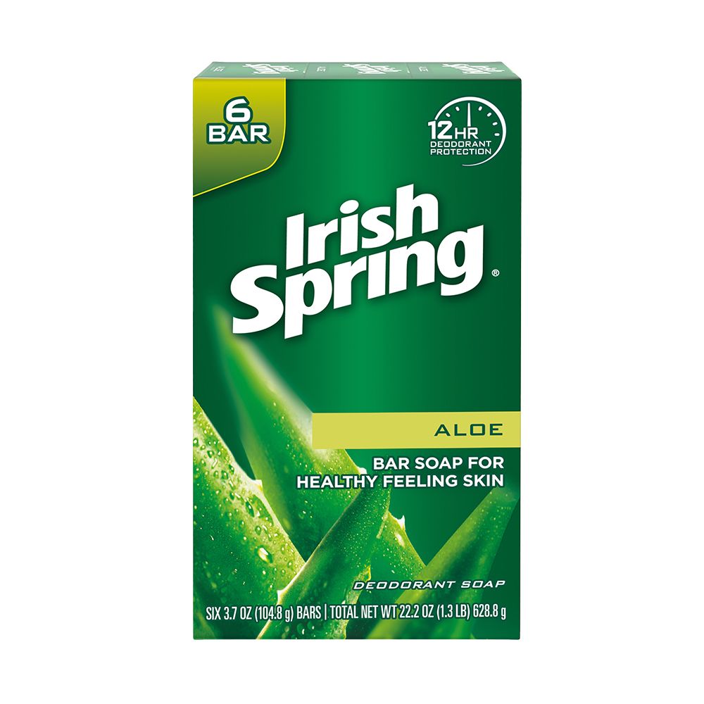 IRISH SPRING SOAP ALOE 3.7OZ 6-PACK | All Day Supermarket