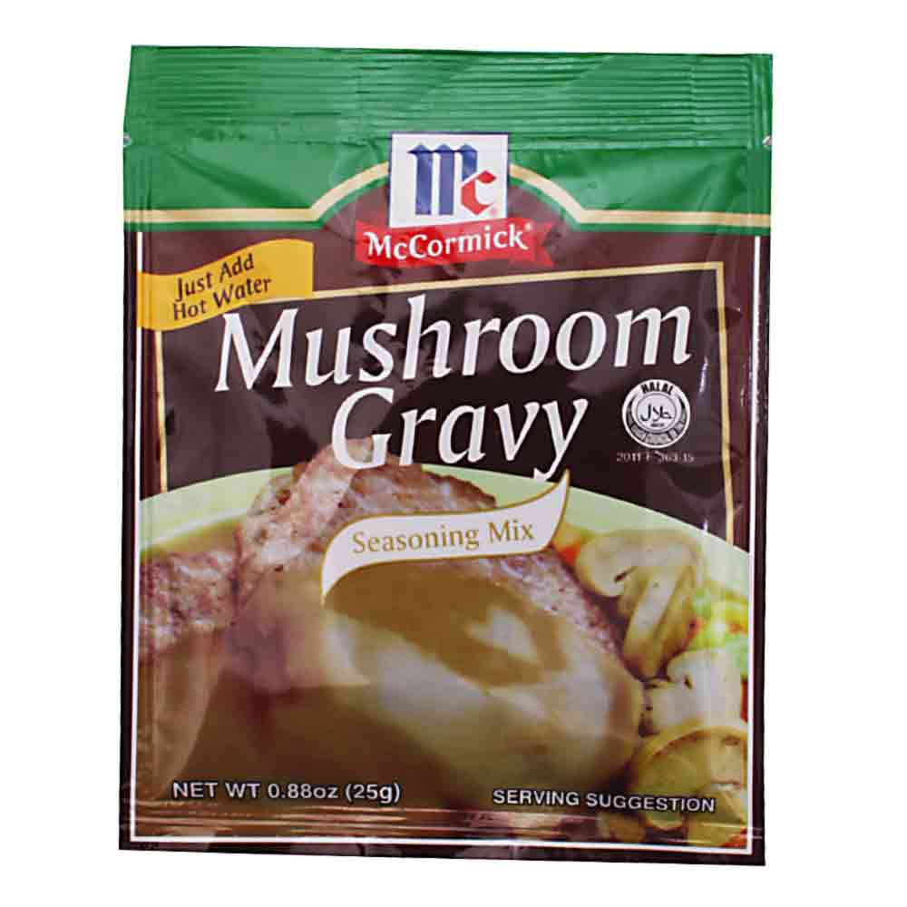 Mccormick Mushroom Gravy 25G All Day Supermarket mccormick-gourmet-sauce-mix-mushroom-gravy-38g-fresh-from-canada-ebay
