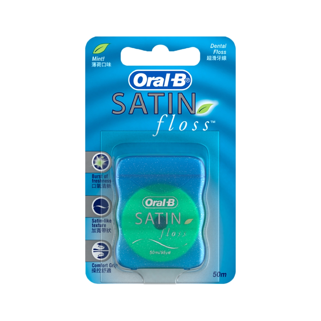 Oral B Satin Floss Mint 1s 50M | All Day Supermarket