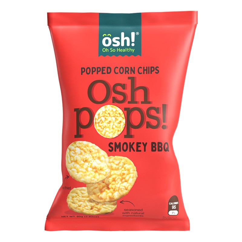 Osh Pops Smokey Bbq 80g