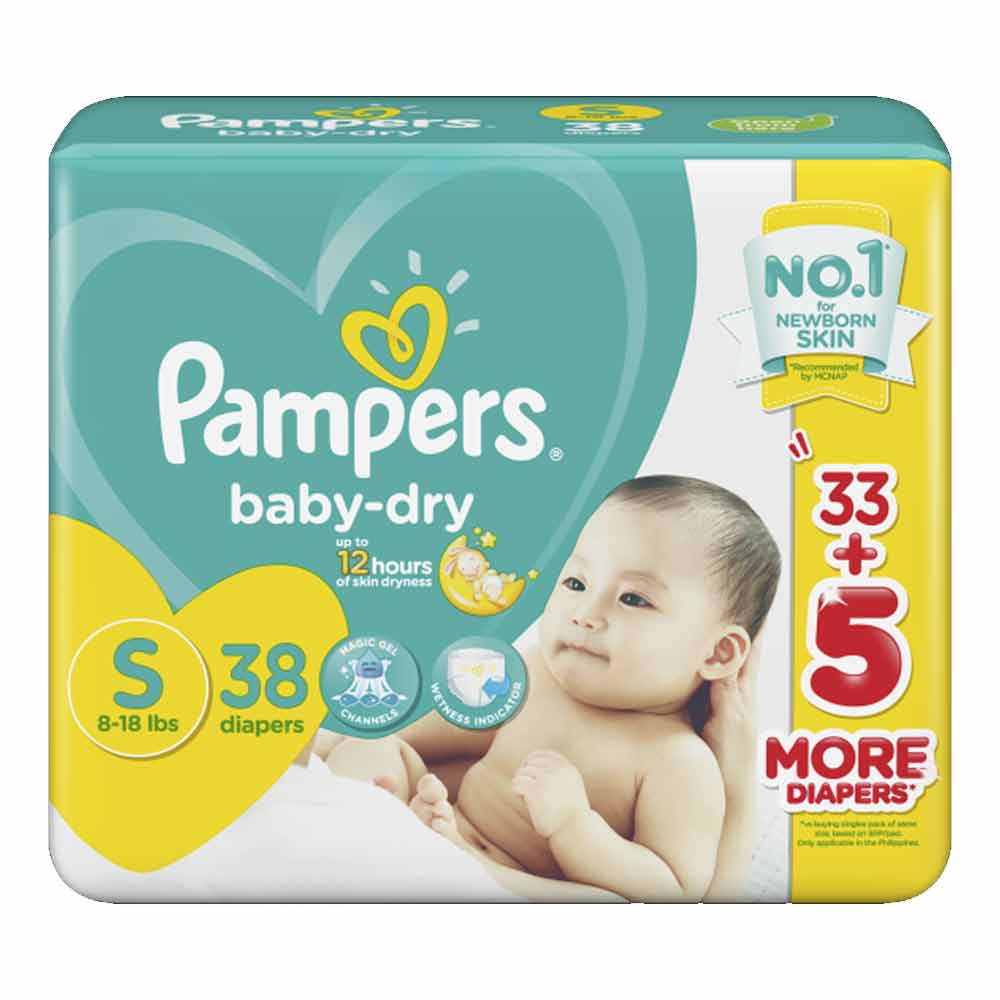Pampers Baby Dry Value 38S SMALL | All Day Supermarket