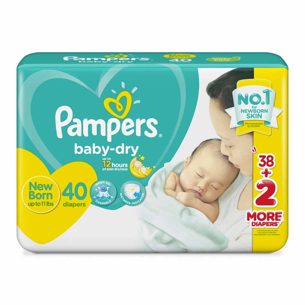 Pampers Baby Dry Value 40S NEW BORN | All Day Supermarket