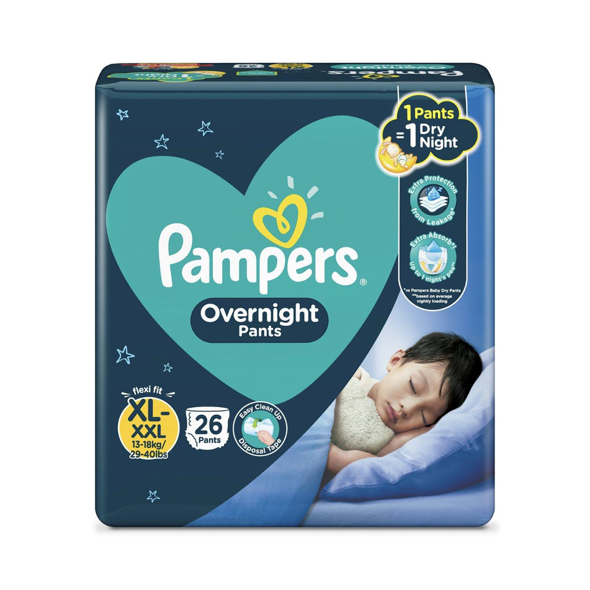 Pampers Baby-Dry Nappy Pants Size 5, 64 Nappies, 12kg - 17kg, Jumbo+ Pack |  £17.00 | Bullring