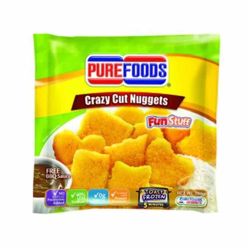 Purefoods Chicken Fun Nuggets Crazy Cut W/Bbq 200G | All Day