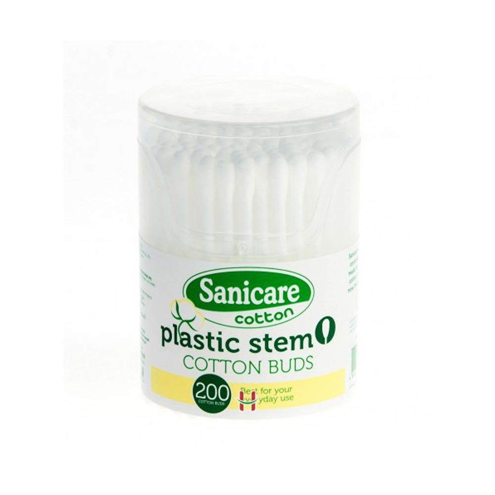 Sanicare Absorbent Cotton Buds Can 200 TIPS | All Day Supermarket