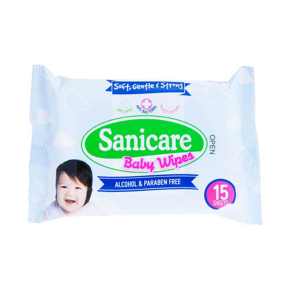 Sanicare Baby Wipes 15SHEET | All Day Supermarket