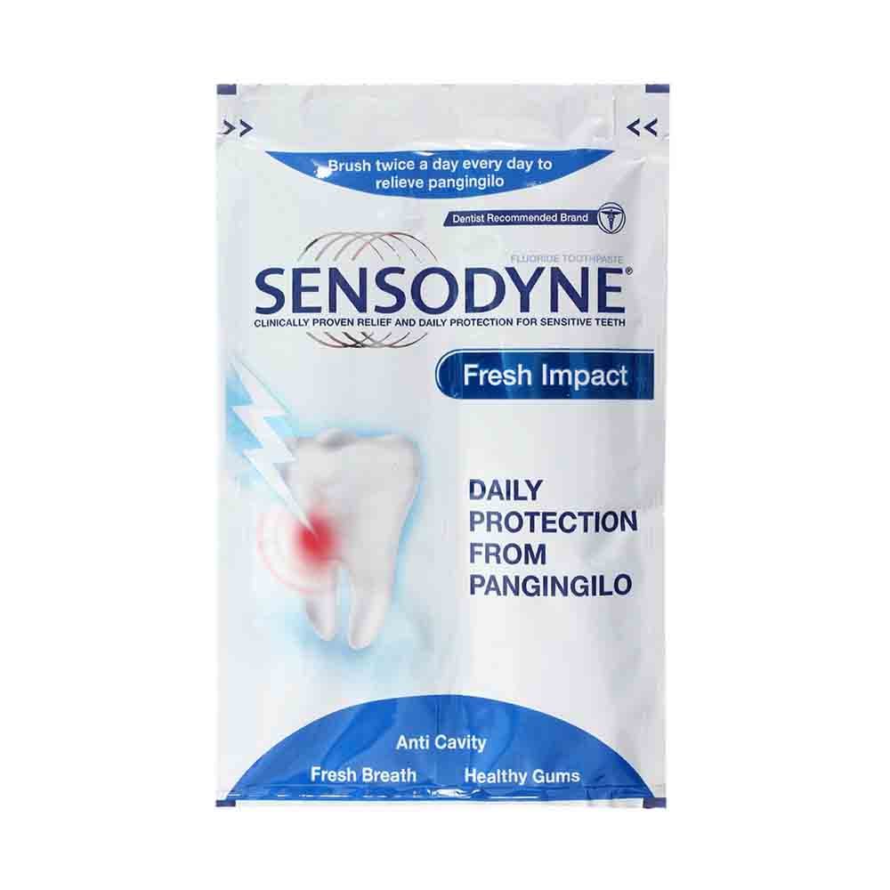 sensodyne toothpaste sachet