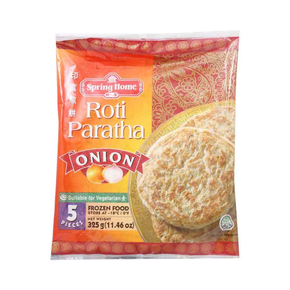 Spring Home Roti Paratha Onion 325G All Day Supermarket   Spring Home Roti Paratha Onion 325g 2 