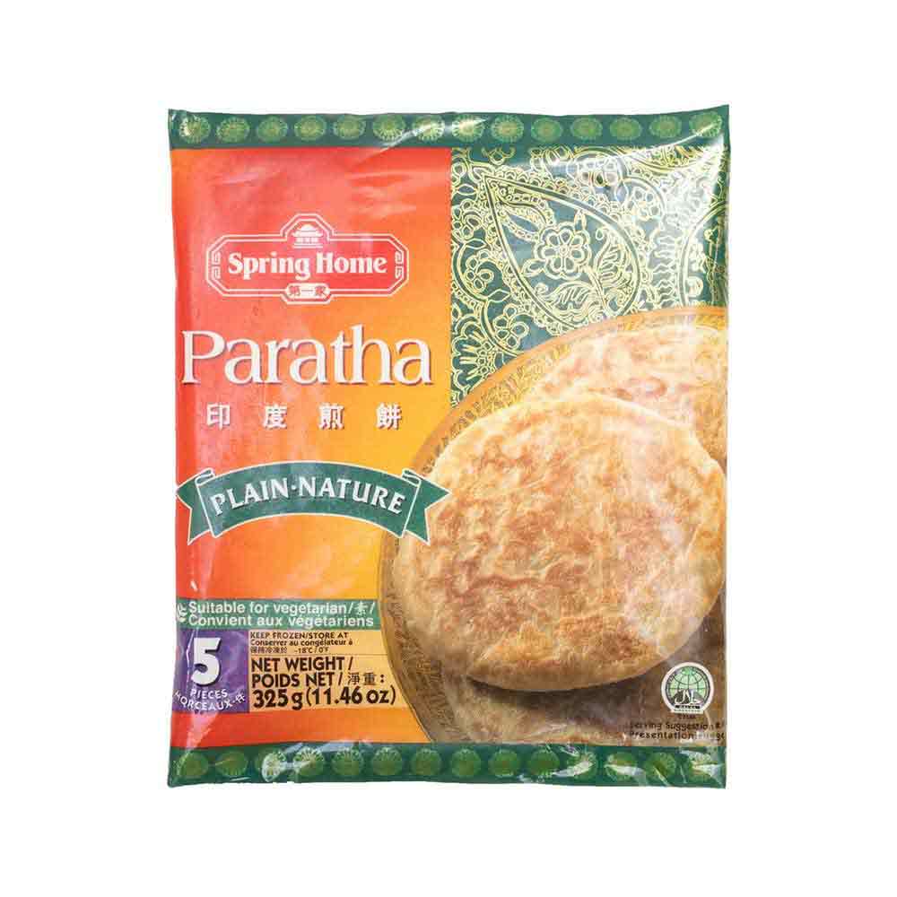 Spring Home Roti Paratha Plain 325G All Day Supermarket   Spring Home Roti Paratha Plain 325g 2 