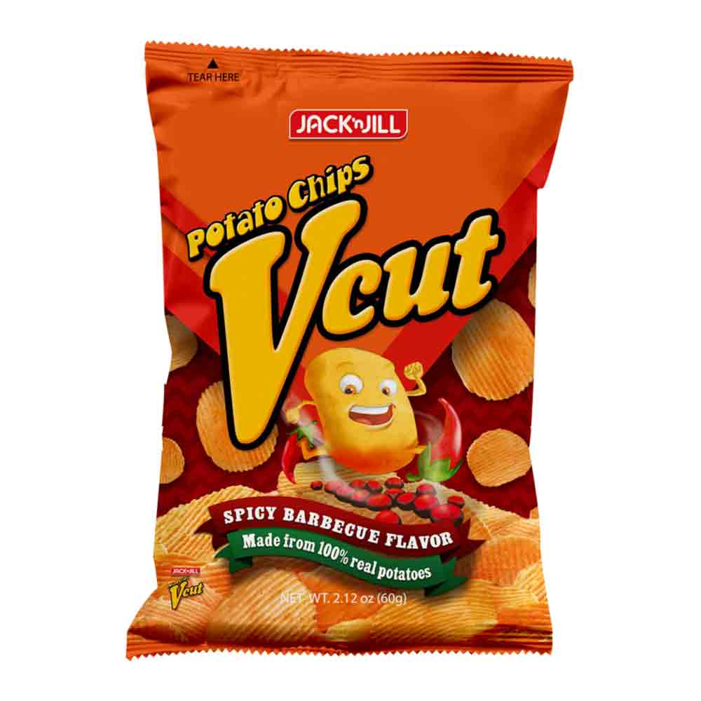 Vcut Potato Chips Spicy Barbeque 65g All Day Supermarket 2719